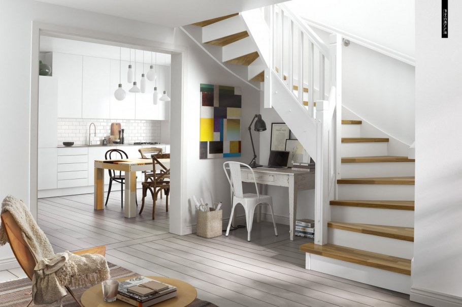 Лестница в стиле Сканди