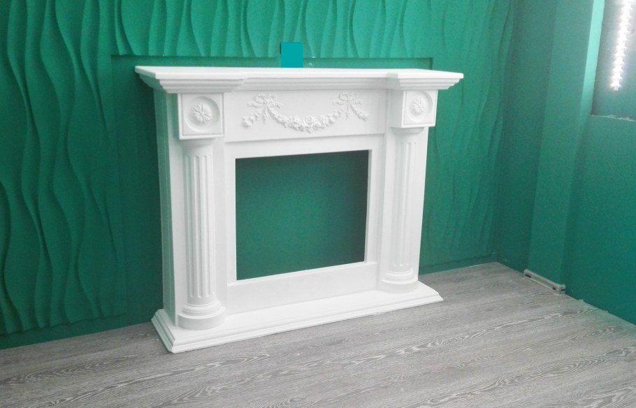 Камин из лепнины