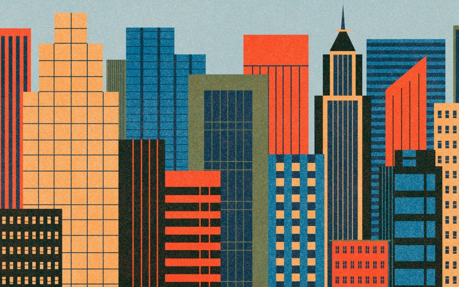 Небоскреб стилизация