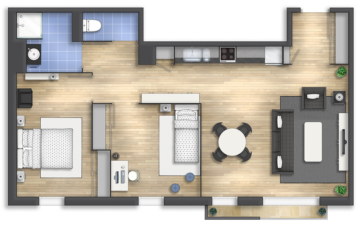 Планировка квартиры с мебелью. План квартиры вид сверху. Планировка квартиры с мебелью вид сверху. Рендер планировки. 3д планировка вид сверху.