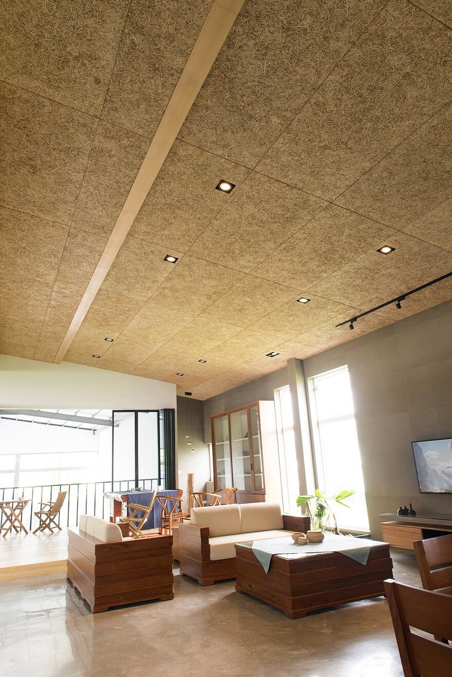 Потолок из ОСБ отделка