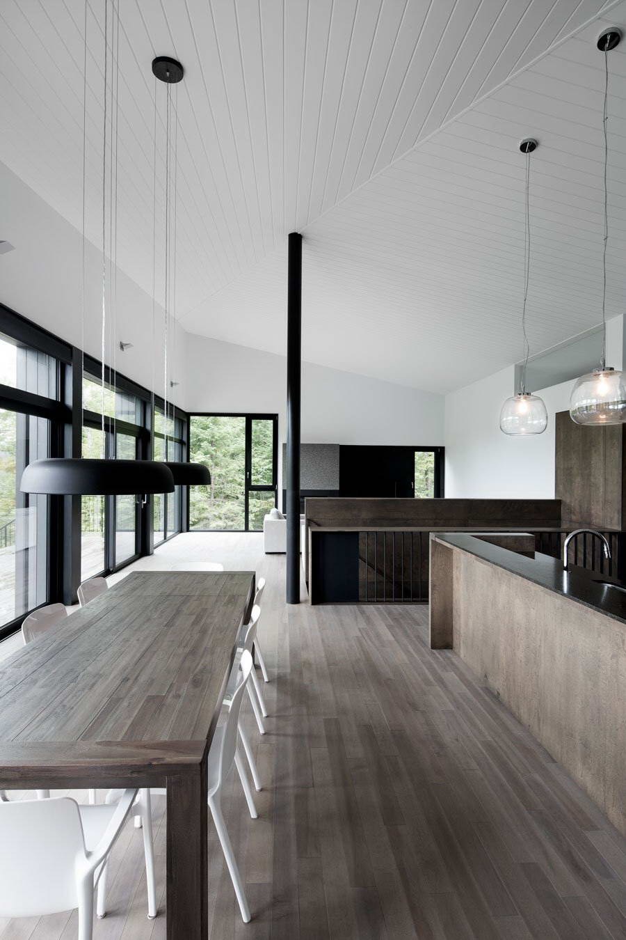 Загородный дом кухня Минимализм