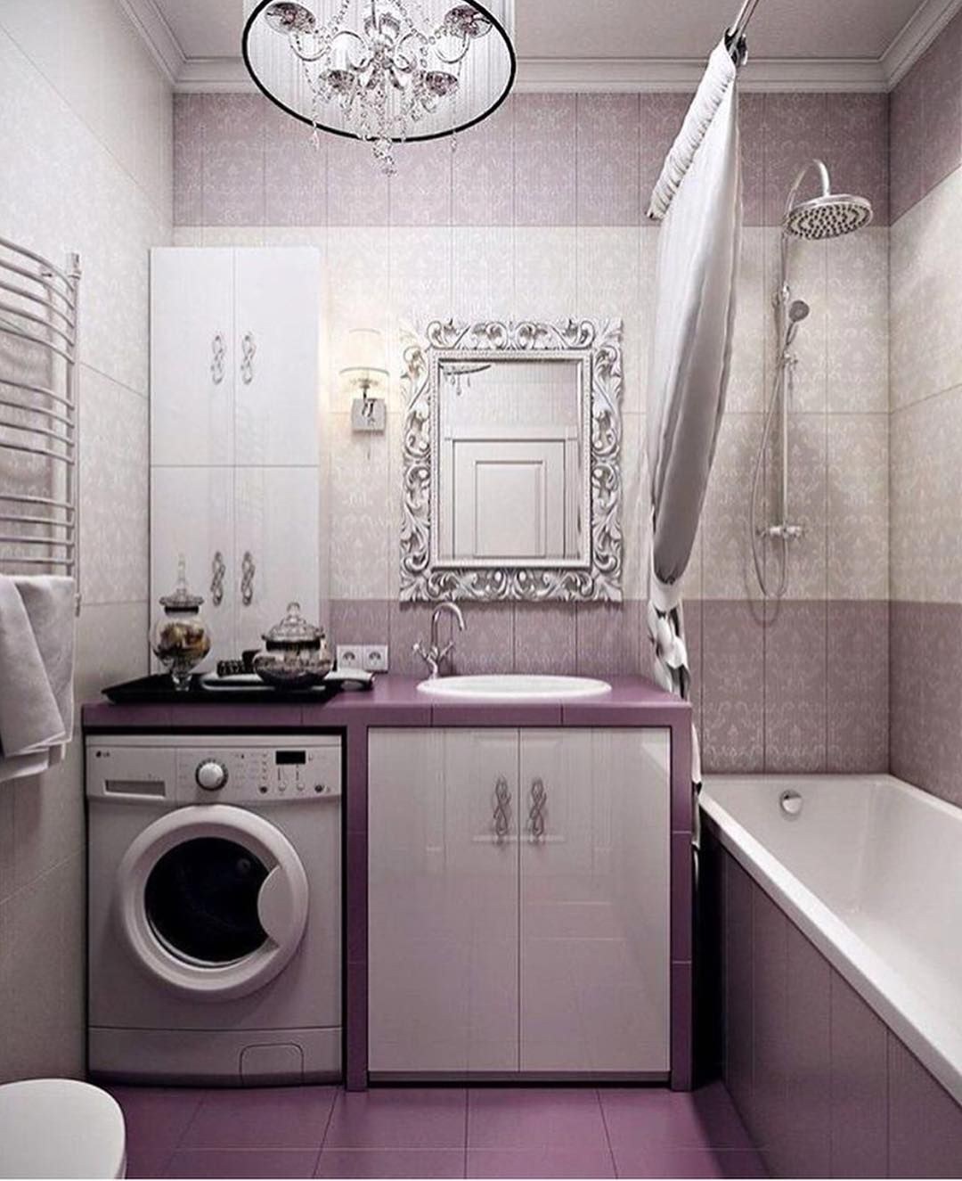 Дизайн ванной комнаты с туалетом в хрущевке фото и стиральной машиной