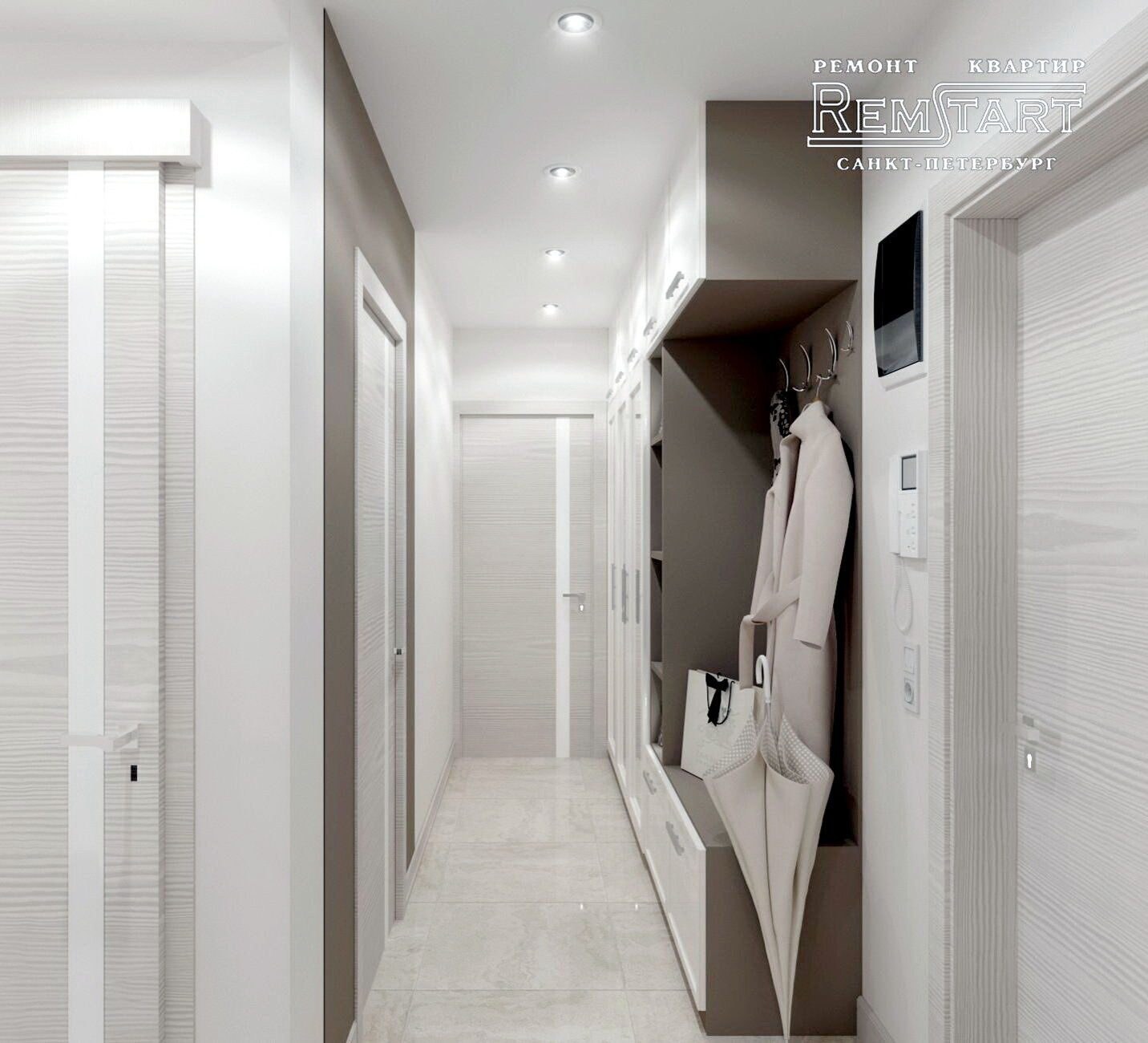 Дизайн коридора в квартире серии корабль (37 фото) - красивые картинки и HD  фото