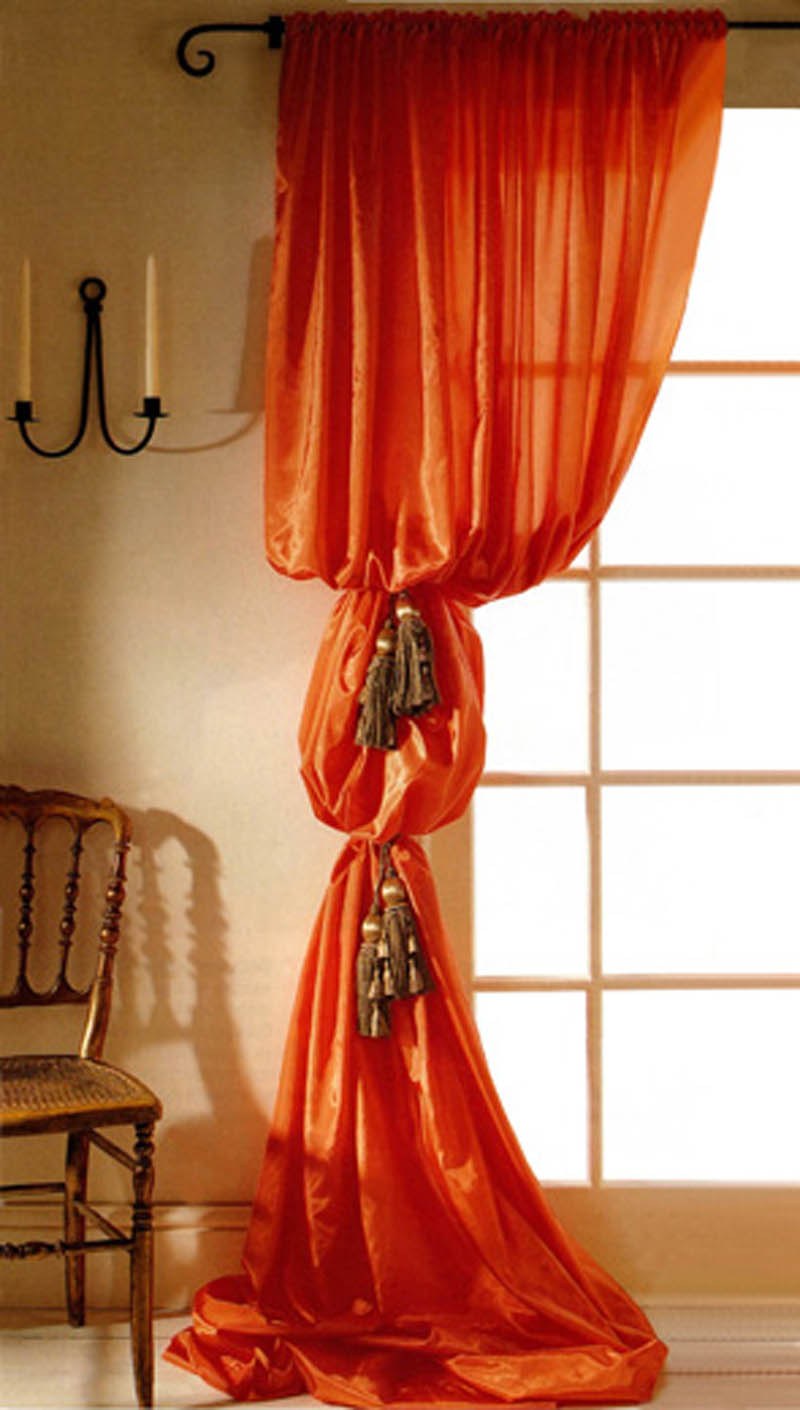 Шторы с напуском или рукав епископа