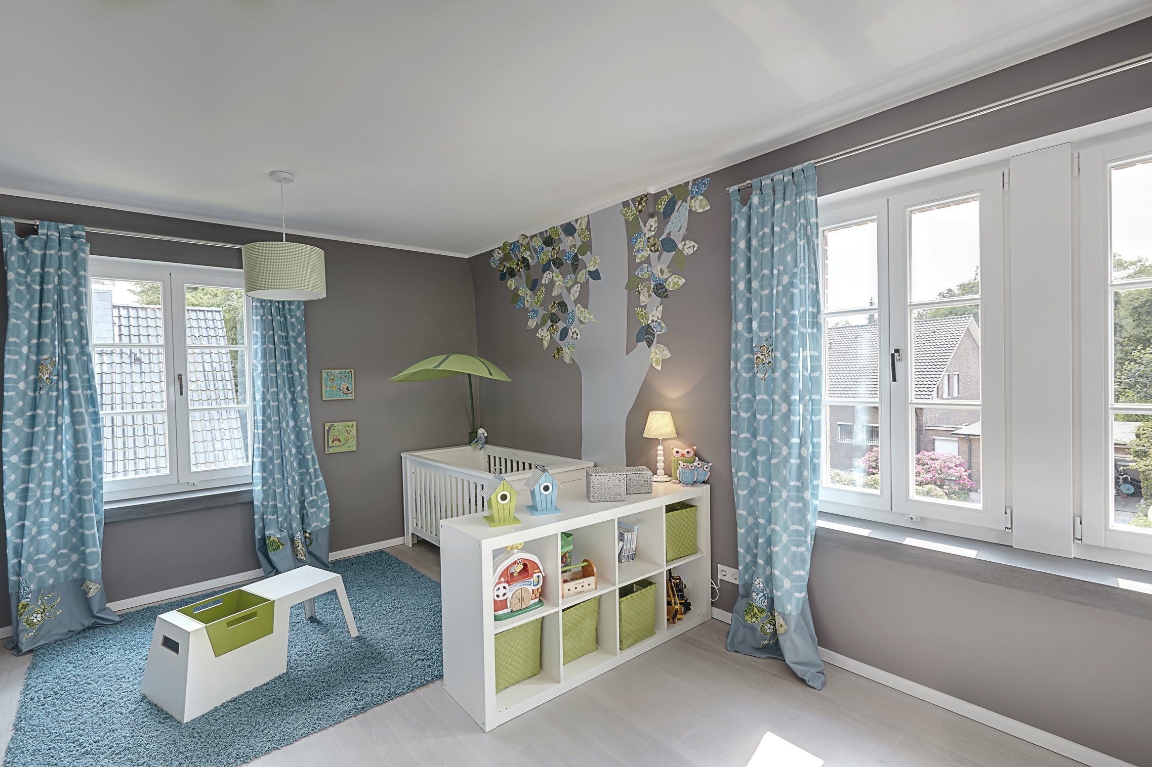 Дизайн детской комнаты с двумя окнами (50 фото) - красивые картинки и HD фото
