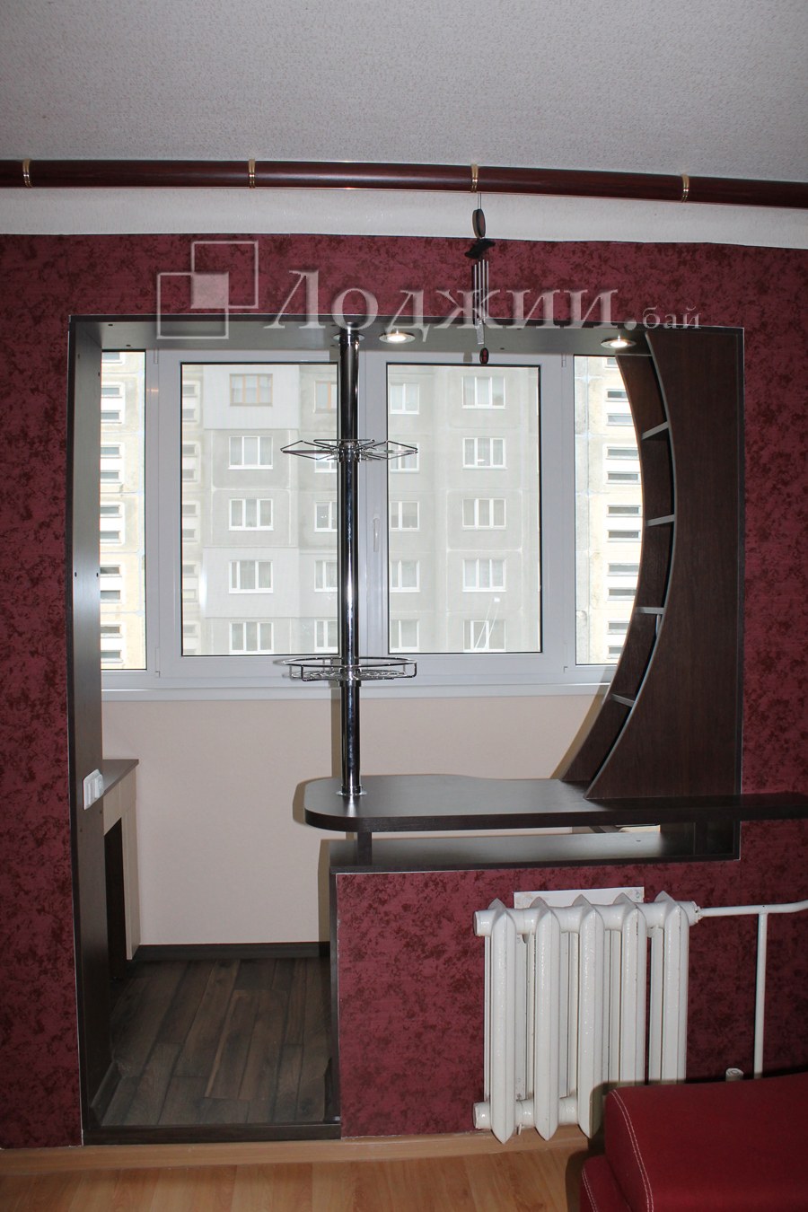 Складная барная стойка на балкон