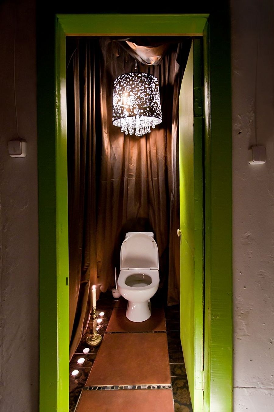 Необычный интерьер туалета