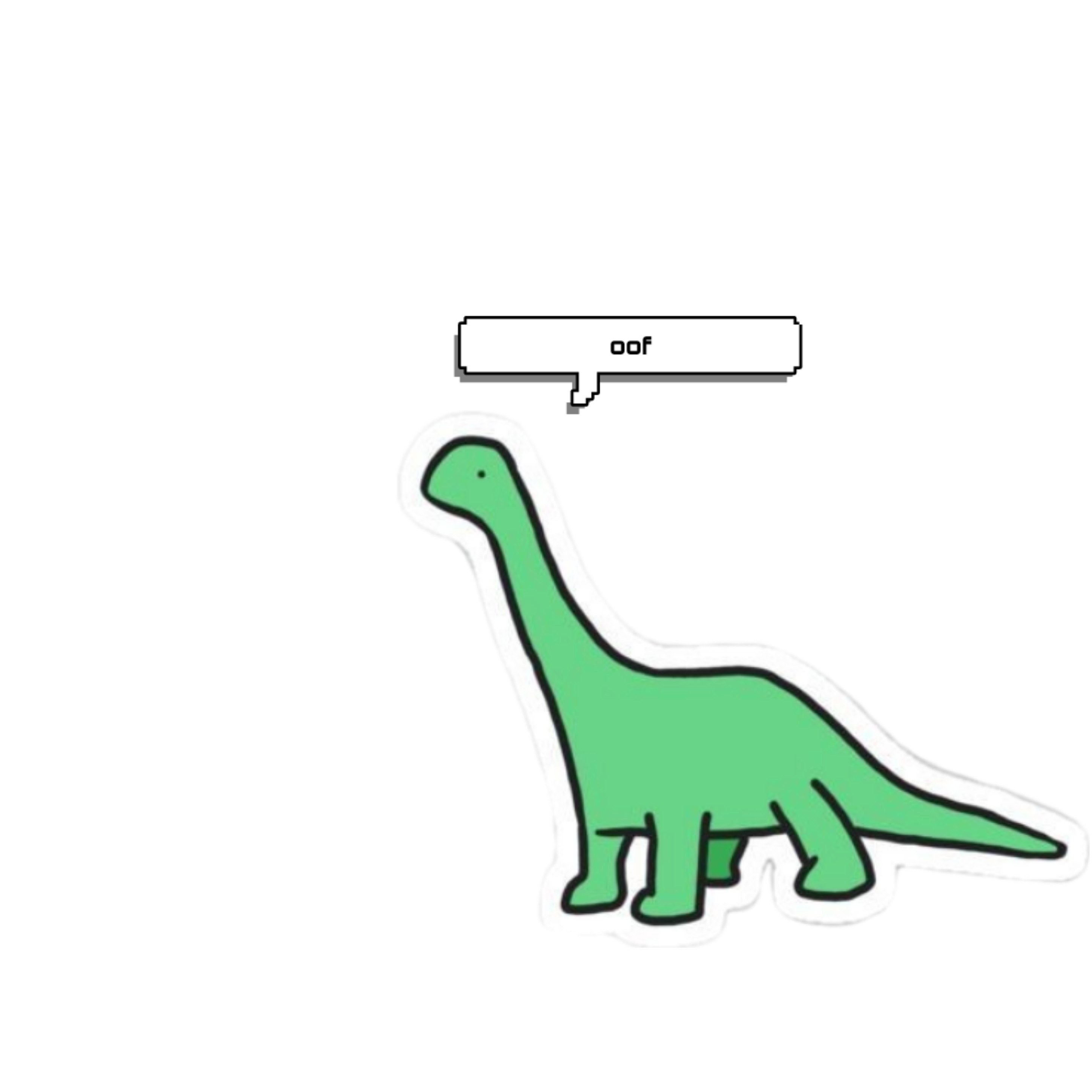 Стикер Динозаврик