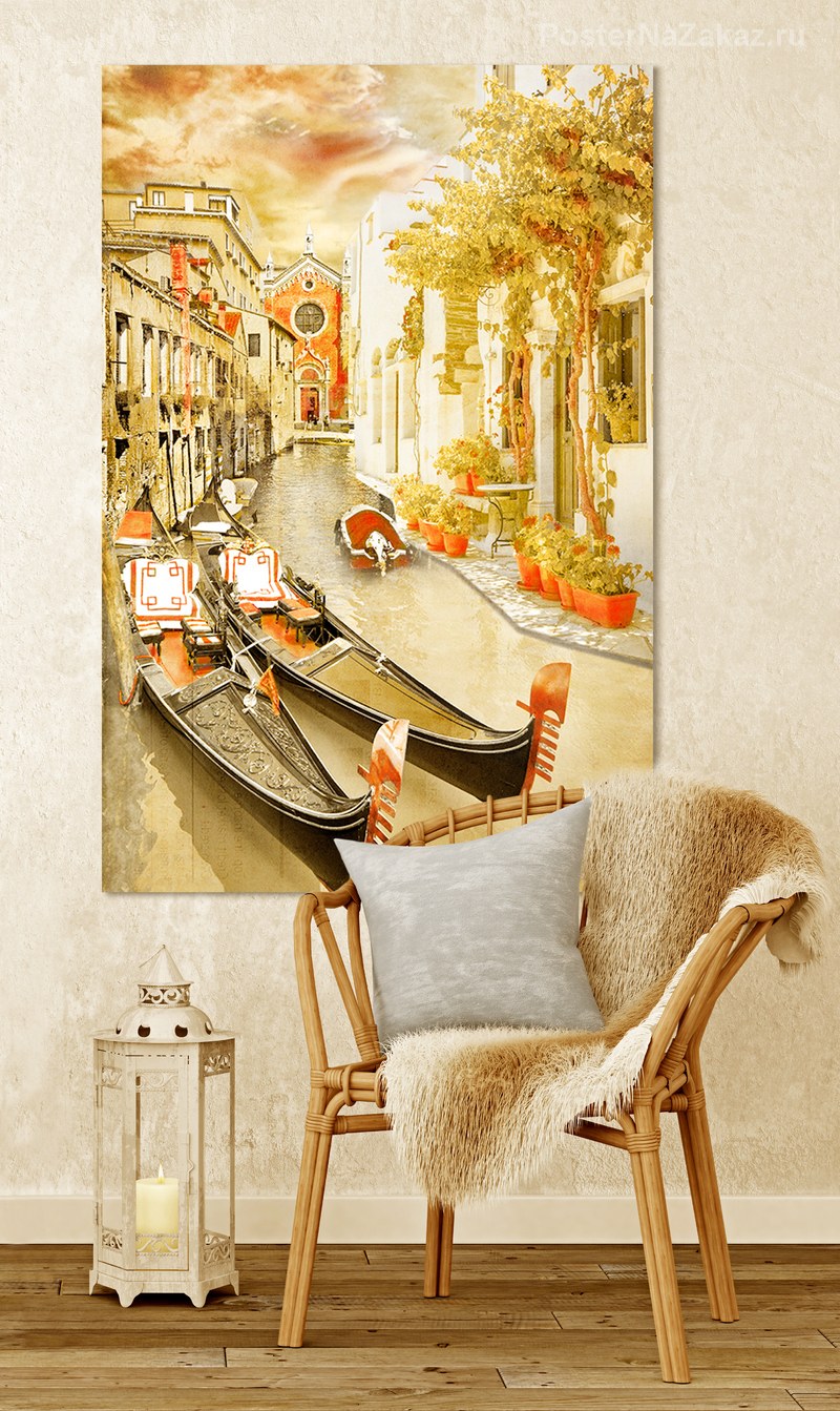 Светлый интерьер с картиной