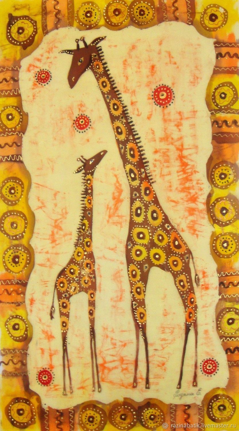 Горячий батик Африка