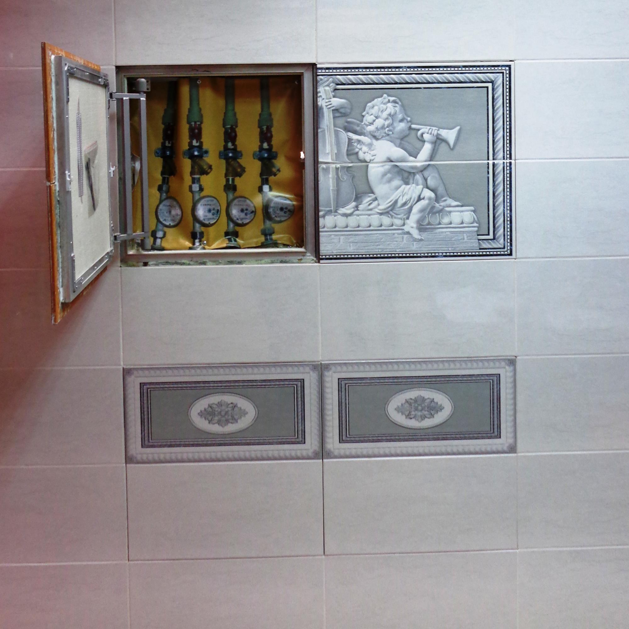 металлическая дверца для сантехнического шкафа