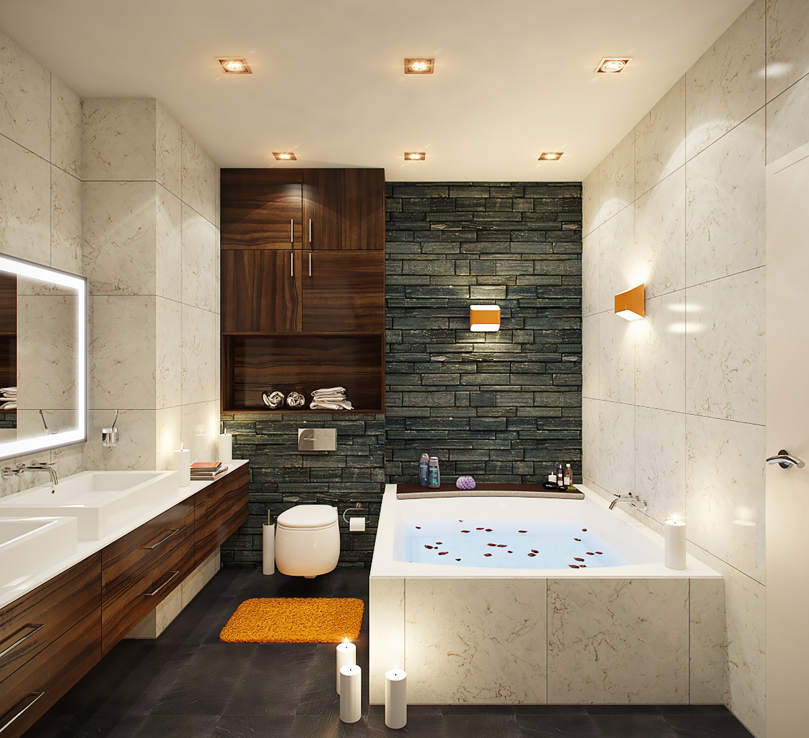 Готовые проекты ванной. Проект ванной комнаты. Современная ванная комната. Стильные Ванные комнаты. Дизайнерская ванная комната.