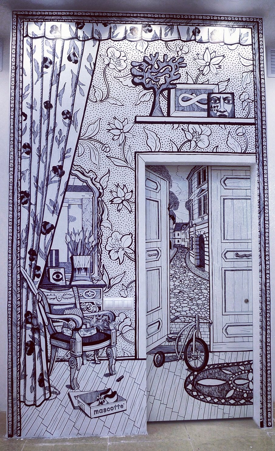 Графика в интерьере