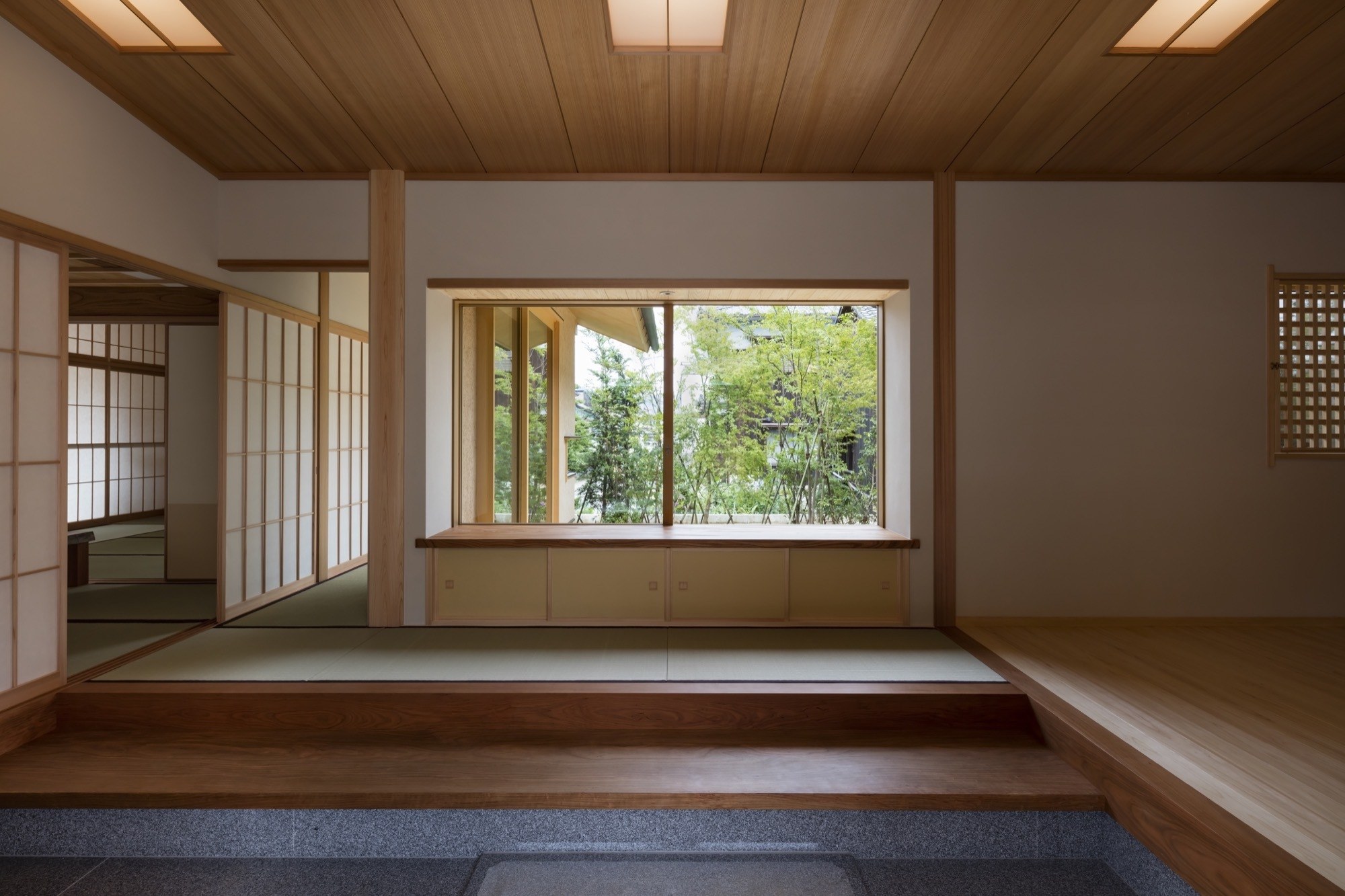 Японские дома купить. Сёдзи Танака. Японский дом внутри. Современный японский дом. Традиционный японский интерьер.