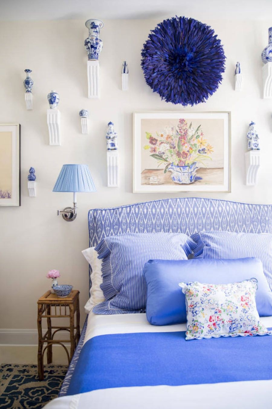 Красивые синие комнаты
