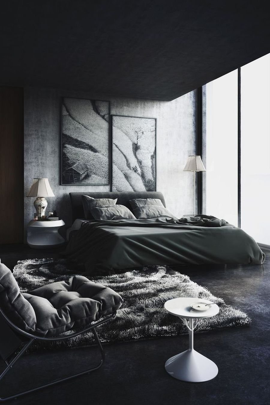Эстетичные картинки из пинтереста черно белые для комнаты