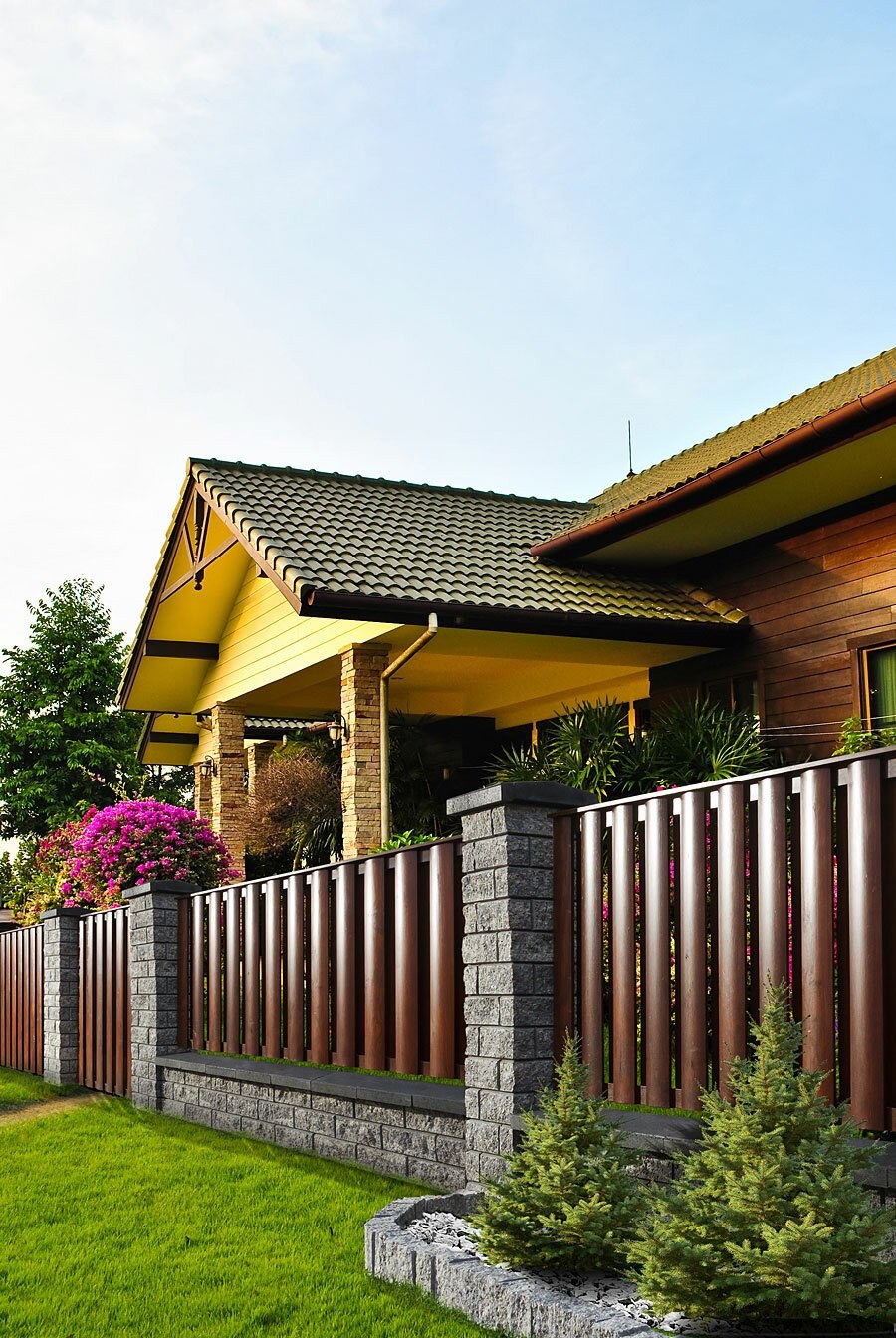 Фасадный забор