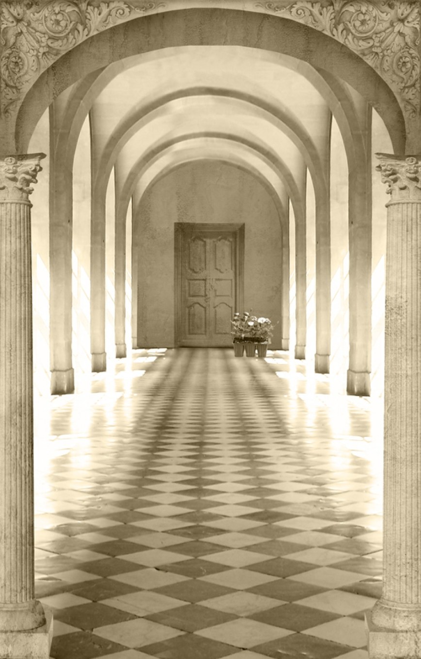 Современная классика колонны в интерьере