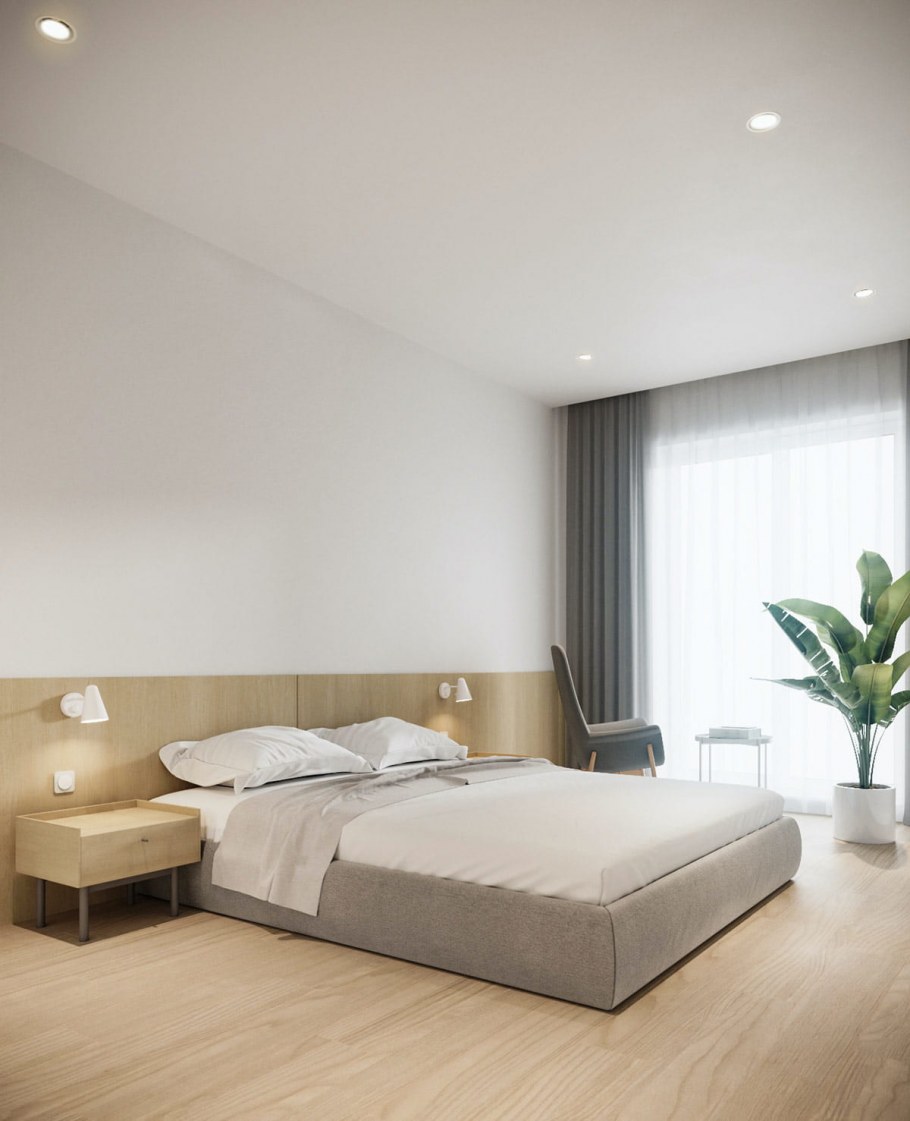 Светлая спальня