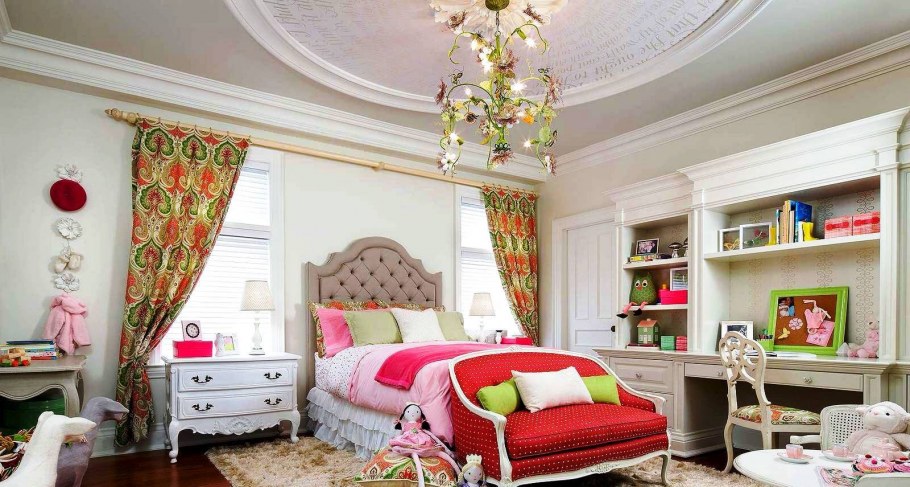 Комната для девочки в классическом стиле