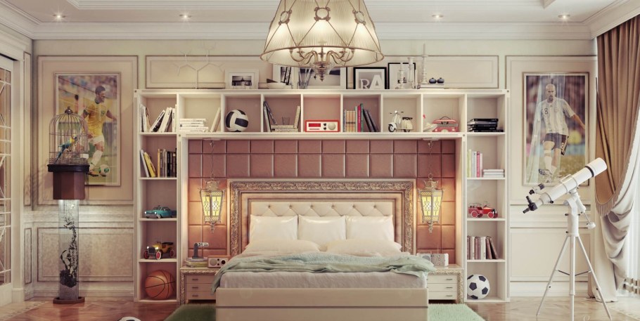 Детская для мальчика в классическом стиле