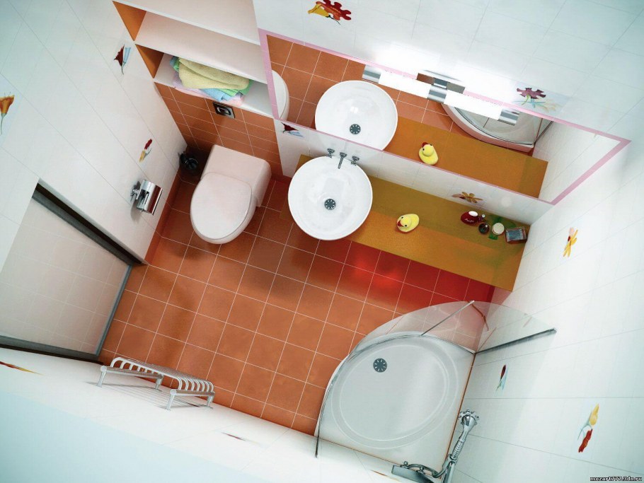 Обустройство маленькой ванной