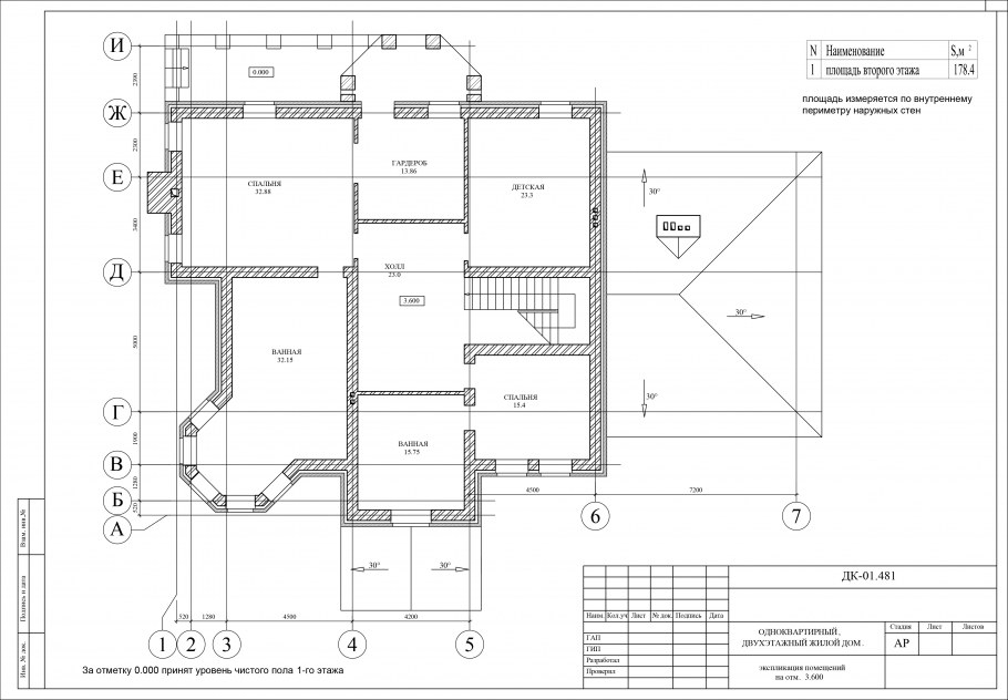 Проект одноквартирного дома 48-24 g