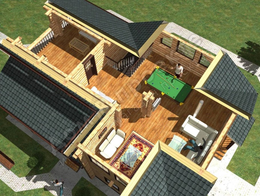 Удачный проект бани