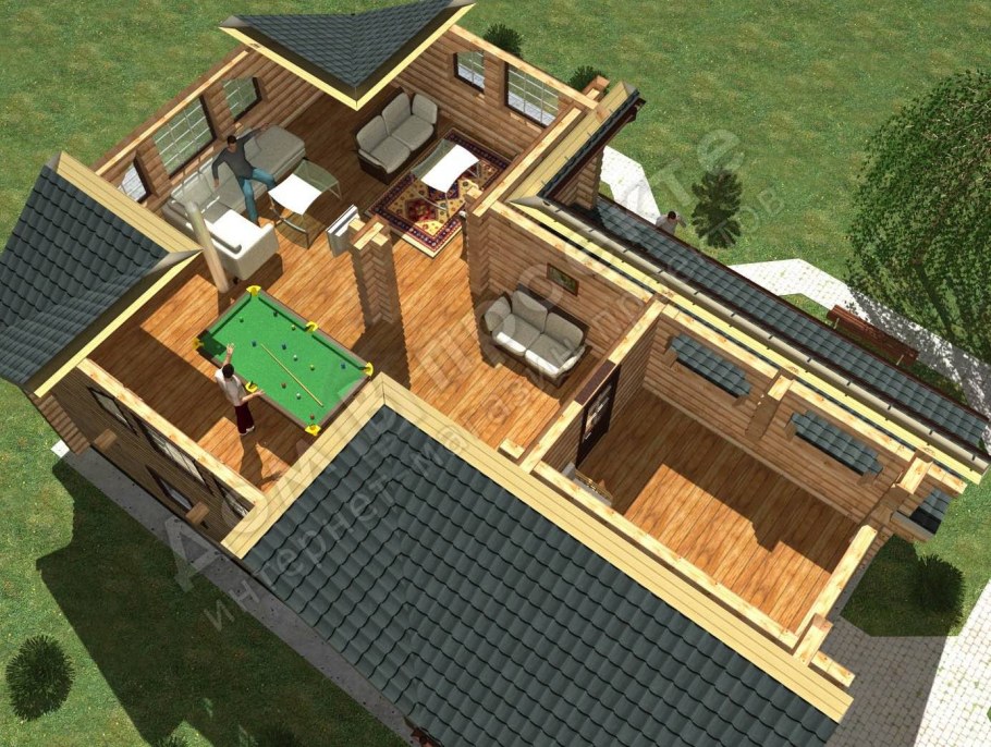 Интерьер сауны