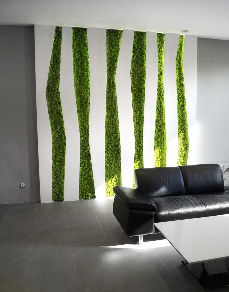 Искусственная трава в интерьере