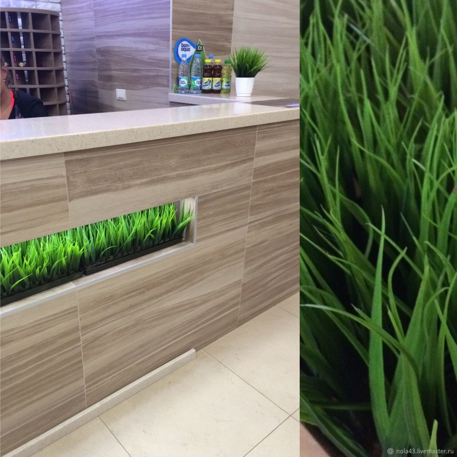 Искусственная зелень в интерьере