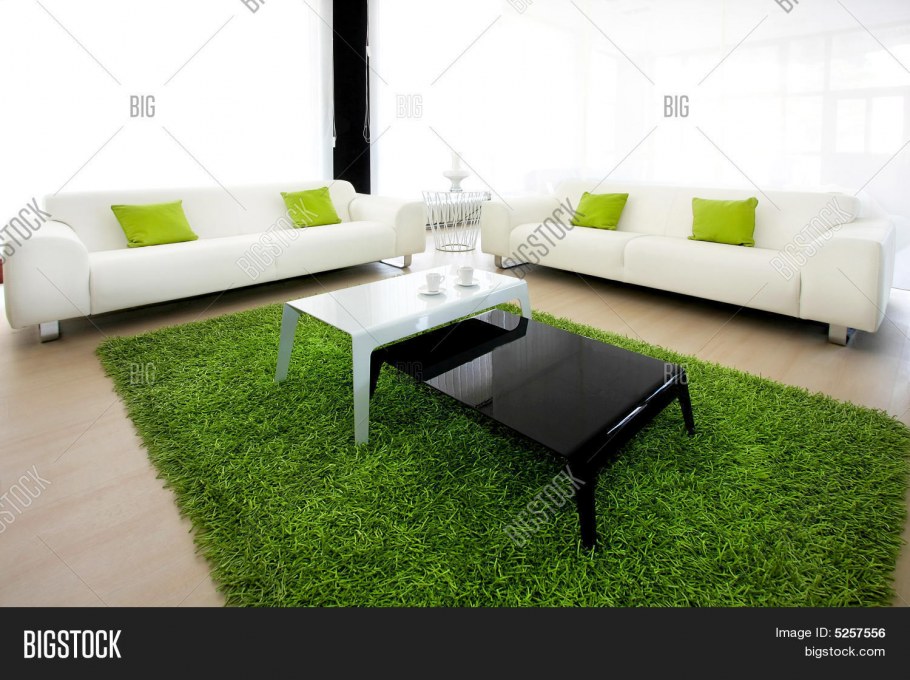 Искусственная трава в интерьере