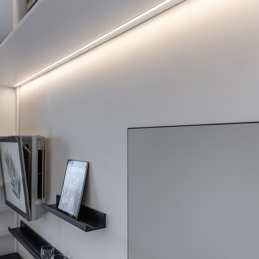 Светодиодные ленты в интерьере квартиры