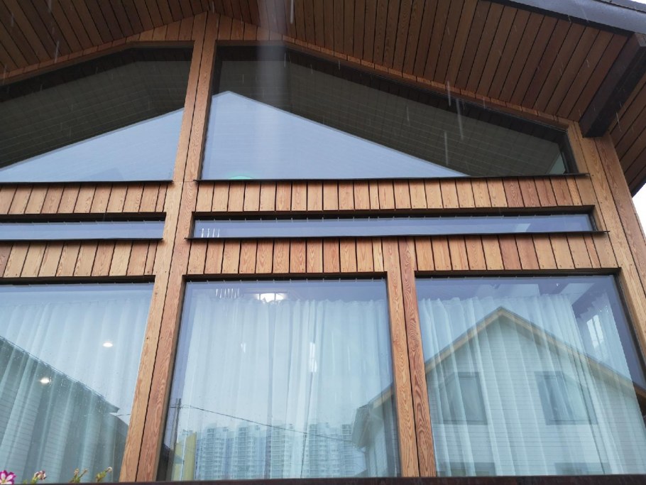 Фахверк фасад планкен