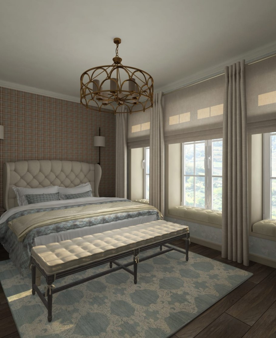 Спальня в частном доме