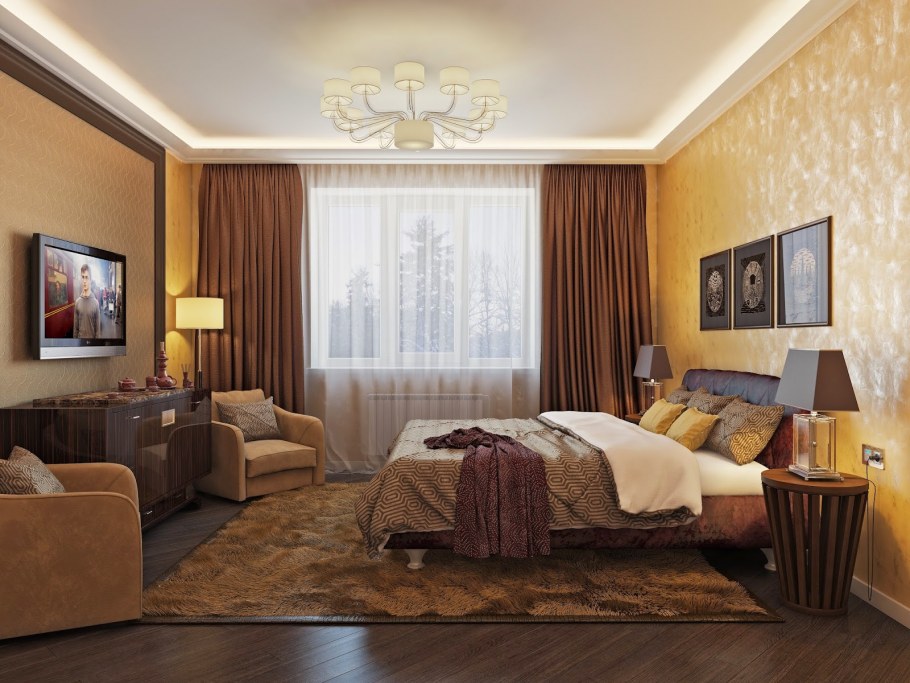 Интер дома Гостевая спальня