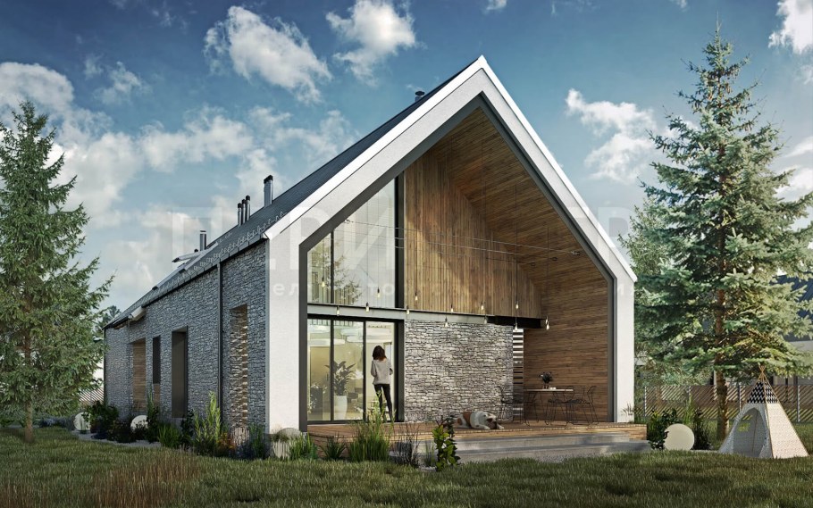 Барн хаусы Barn House кирпичный