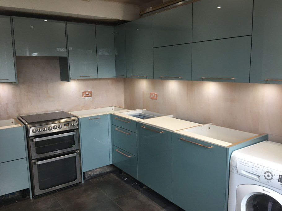 Knoxhult КНОКСХУЛЬТ кухня, серо-зеленый