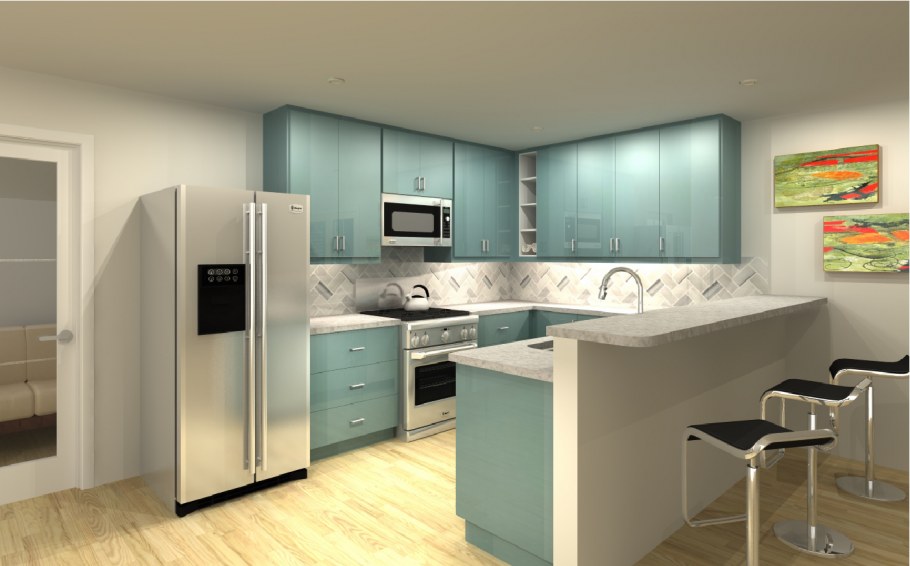 Кухня икеа бодарп зеленый