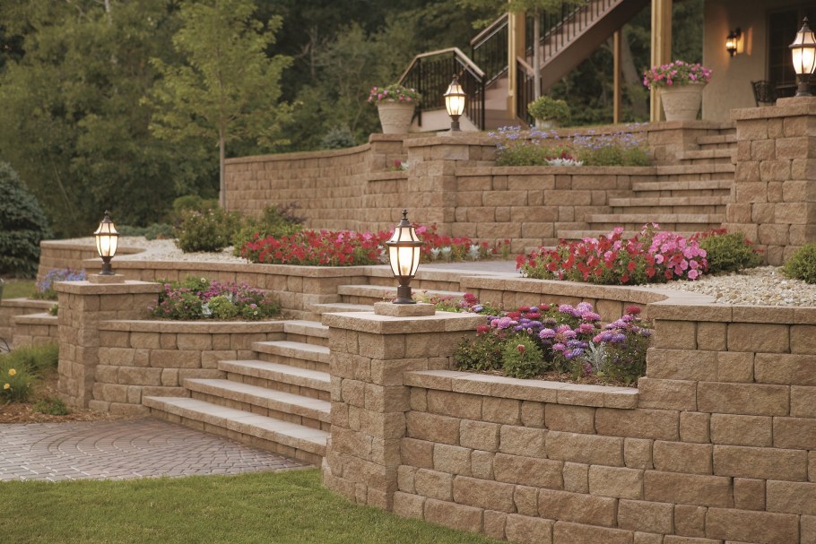 Подпорная стенка вилла Ланте