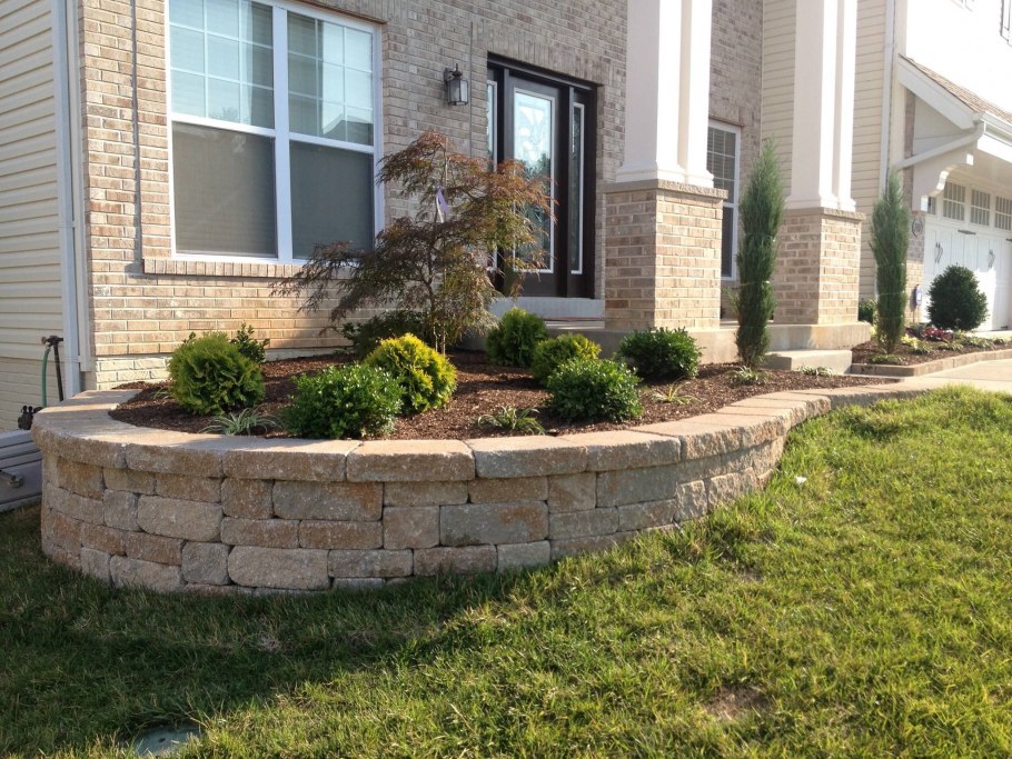 Полукруглая подпорная стенка