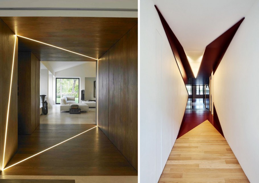 Оптическое изменение пространства в интерьере