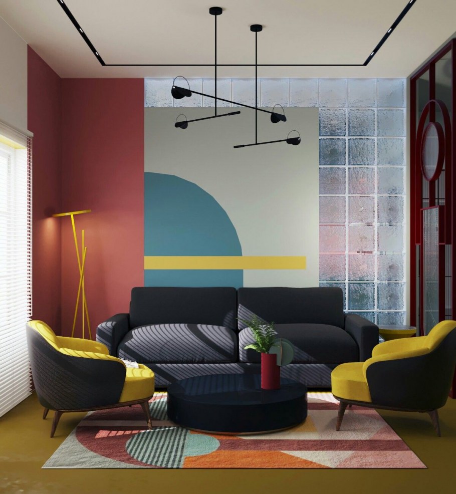 Декор квартиры в стиле Баухауз