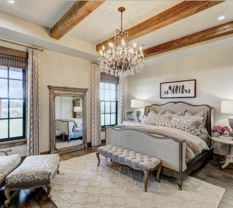 Спальня в стиле фармхаус