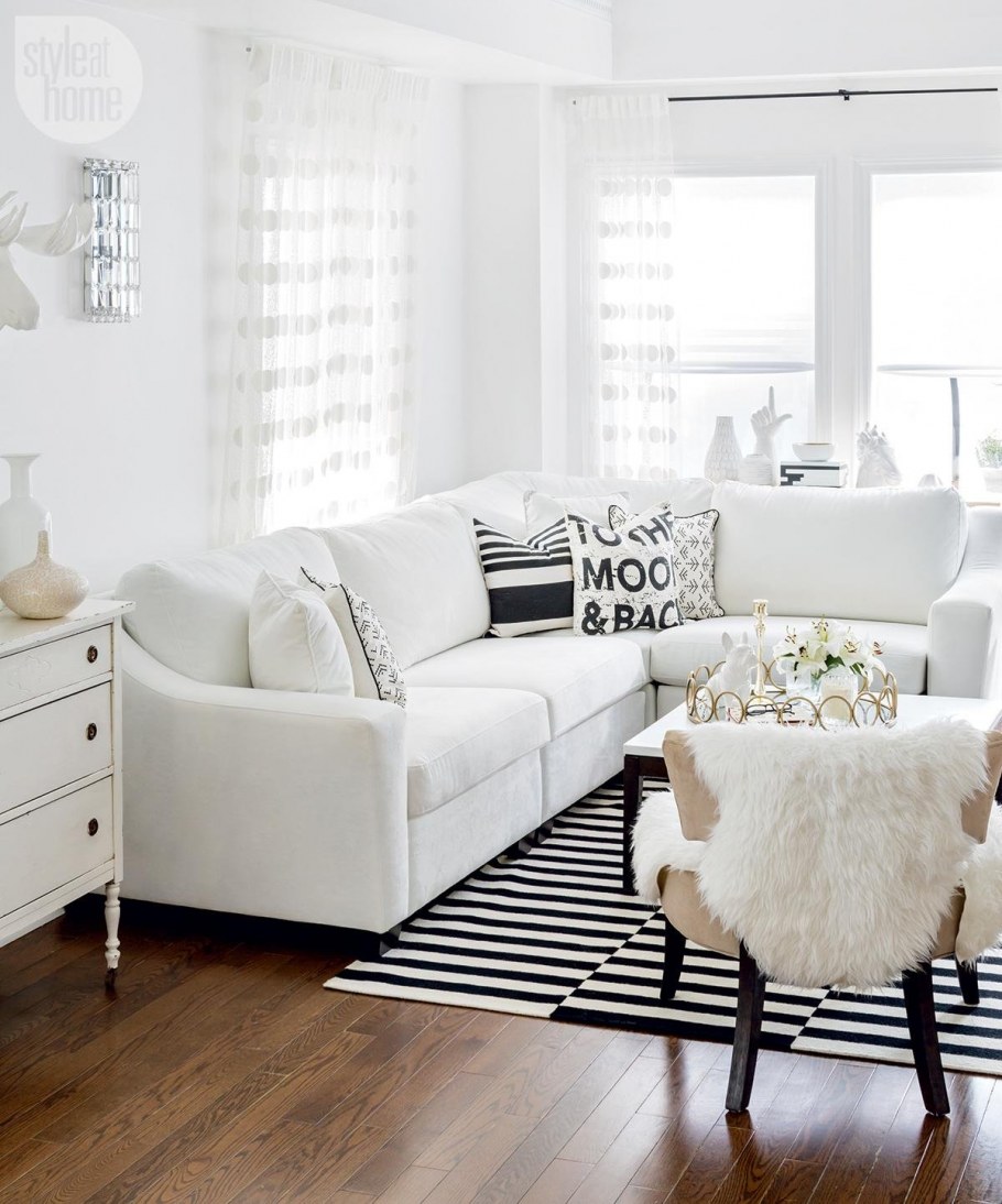 Белая мебель в интерьере