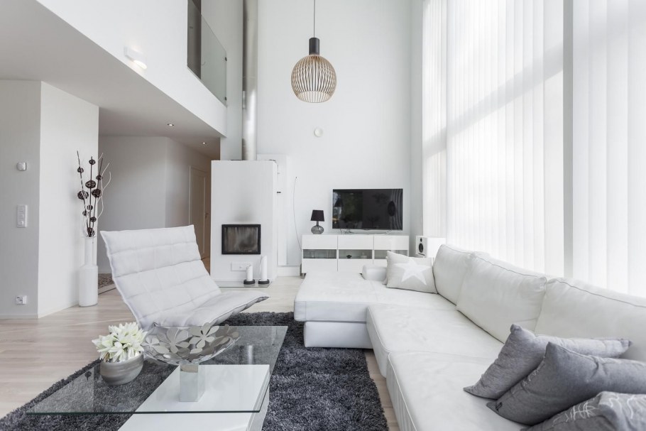 Белый интерьер