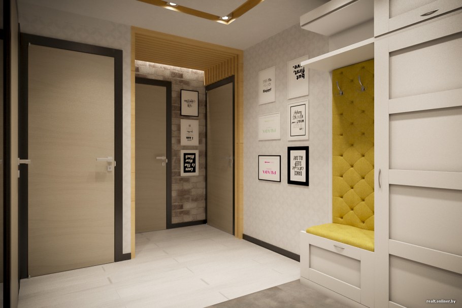 Прихожая в евродвушке