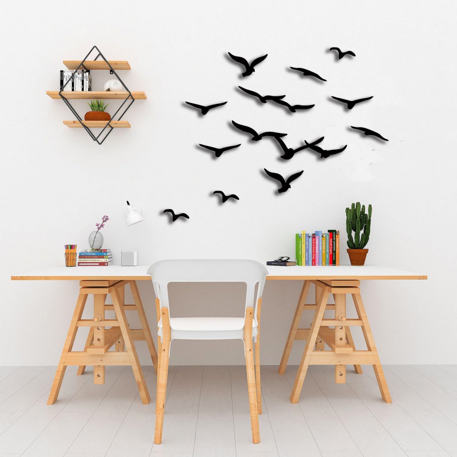 Украшение на стену птицы