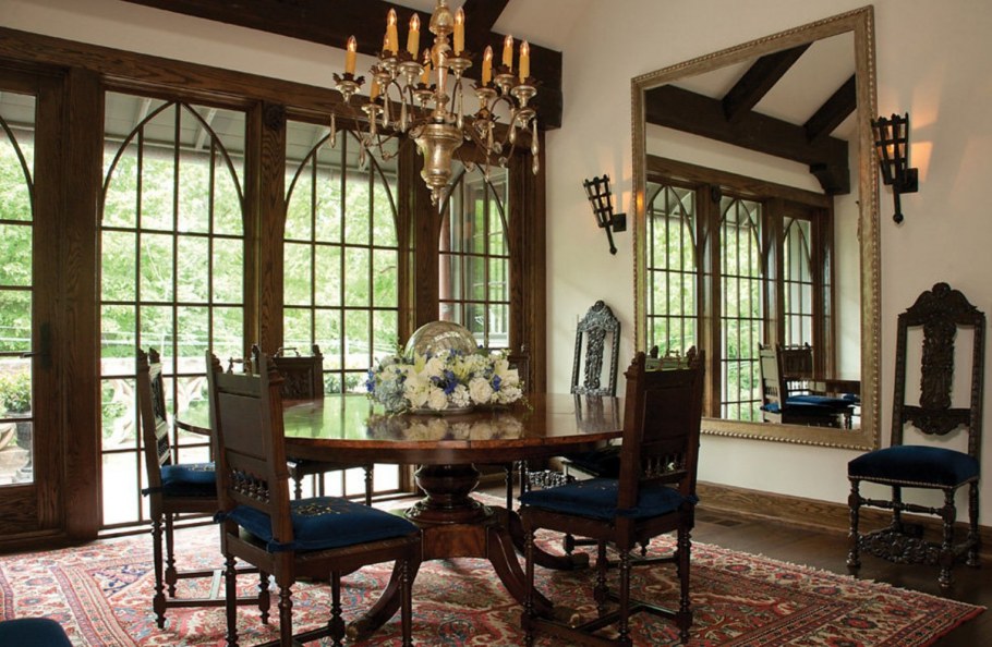 Окна стиль Готика интерьер